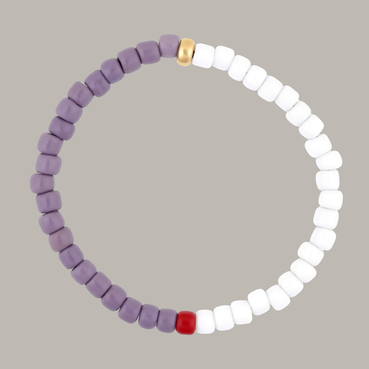 White & Purple