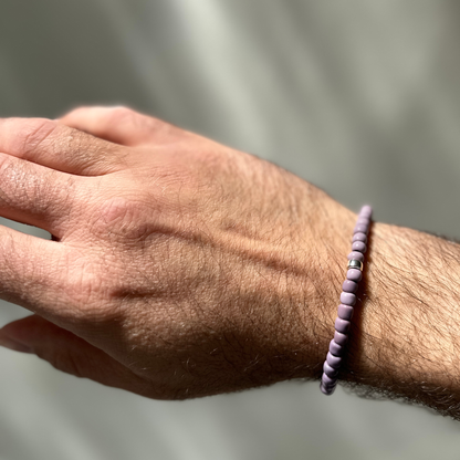 One Silver / Purple Glass