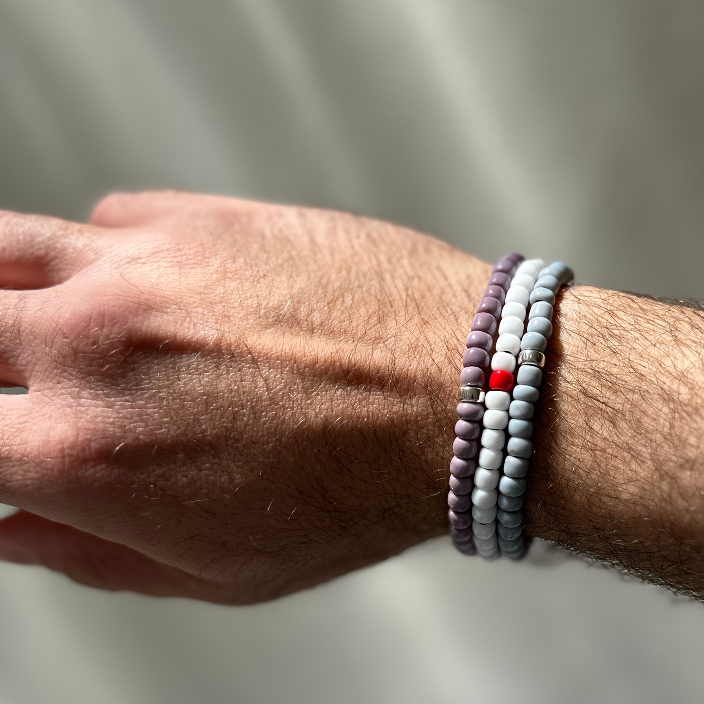 One Silver / Purple Glass