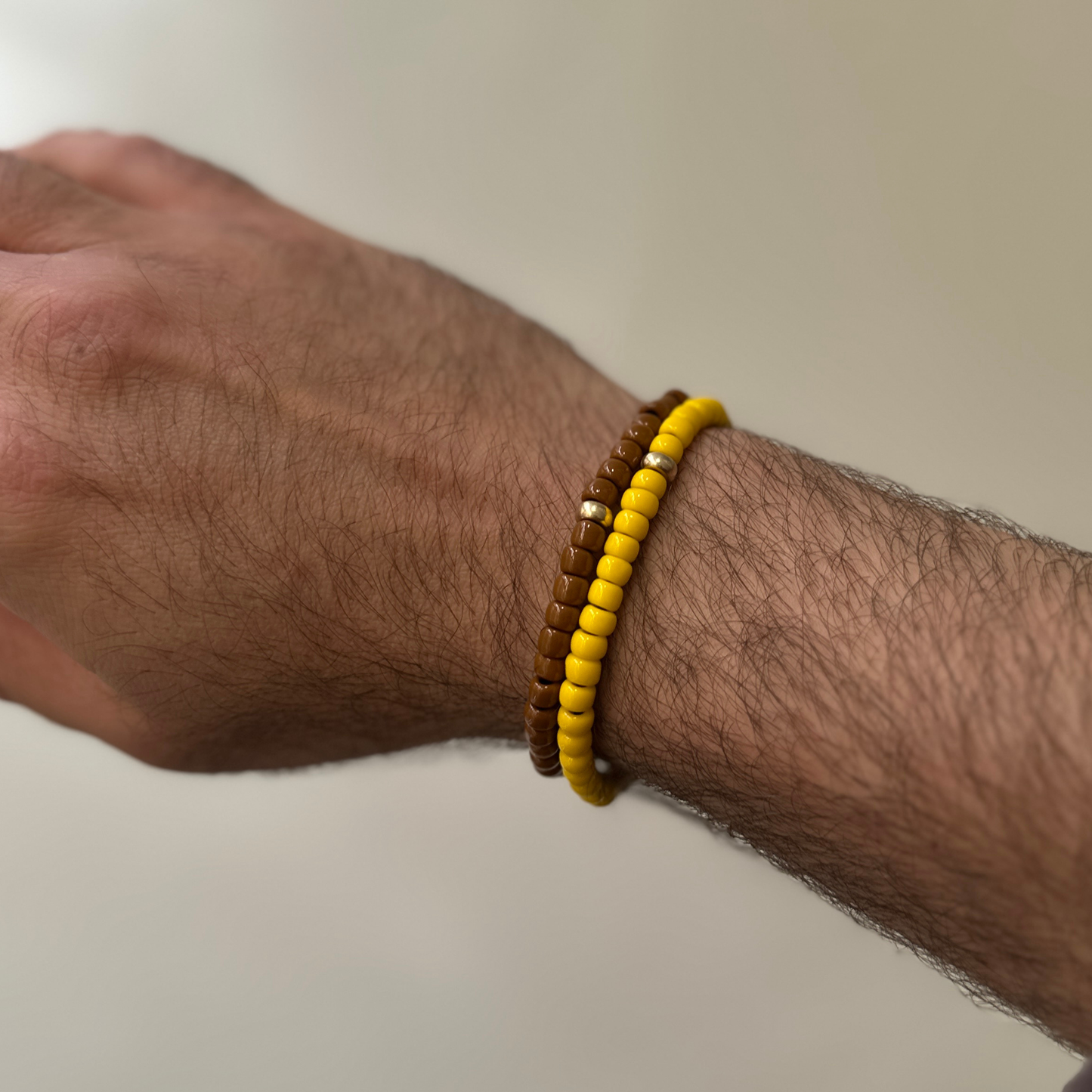 One Gold / Brown Glass