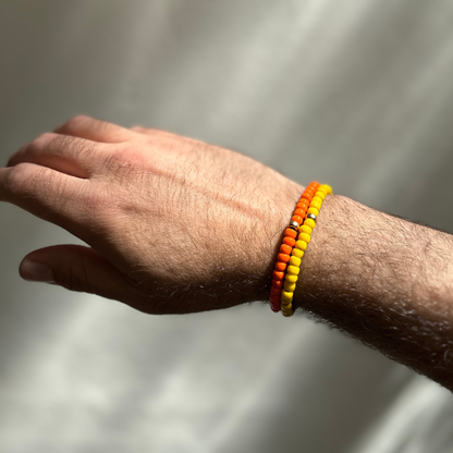 One Gold / Orange Glass