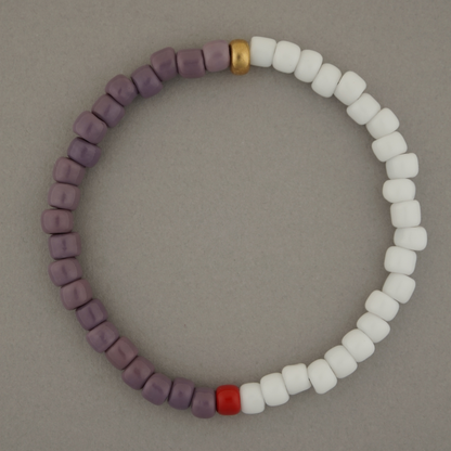 White & Purple