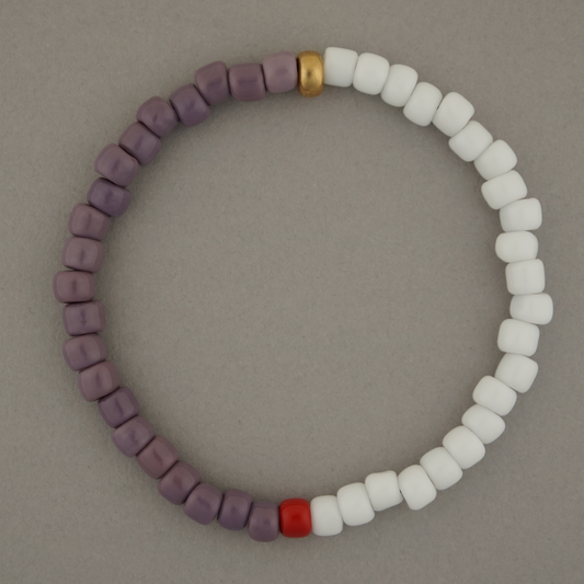 White & Purple