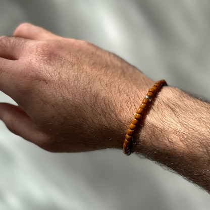 One Gold / Brown Glass