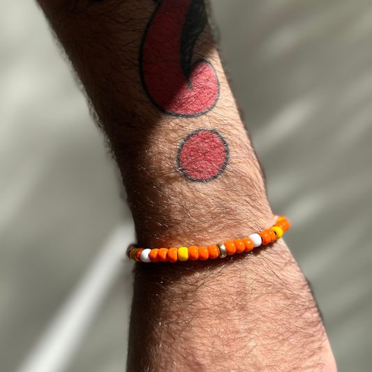 Mostly Orange Bracelet 004