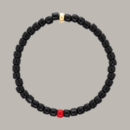 One Gold / Black Glass