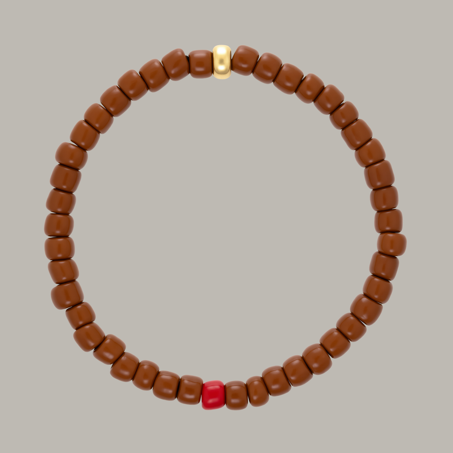 One Gold / Brown Glass