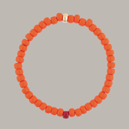One Gold / Orange Glass