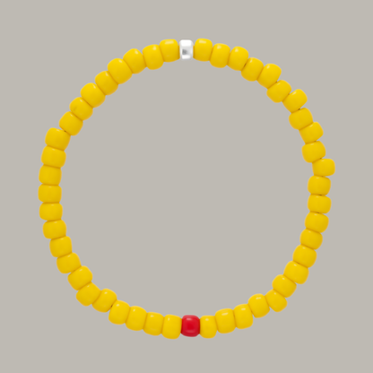 One Silver / Yellow Glass