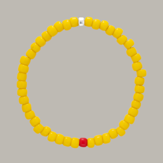One Silver / Yellow Glass