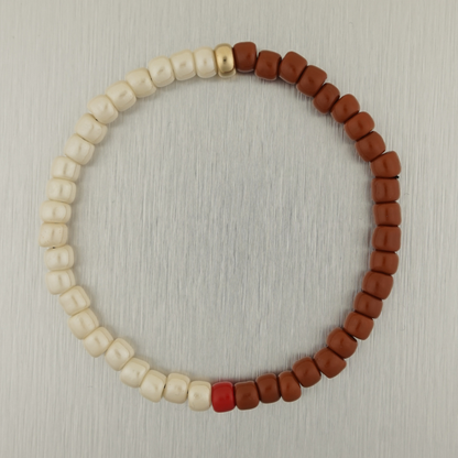 Brown & Pearl Bracelet 003