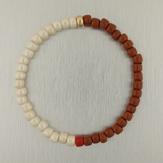 Brown & Pearl Bracelet 003